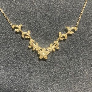 Diamond Flower Necklace